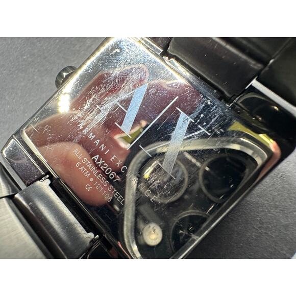 Armani Exchange Date Watch Men 43mm Silver Textured Dial Gunmetal AX2067 main image 10